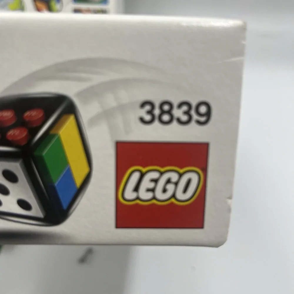 LEGO Games Race 3000 Set 3839 Racing Board Game with Buildable Die and Box